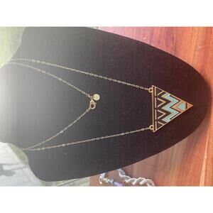 Vintage House of Harlow Triangle Necklace